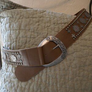 Double D Ranch Leather Belt